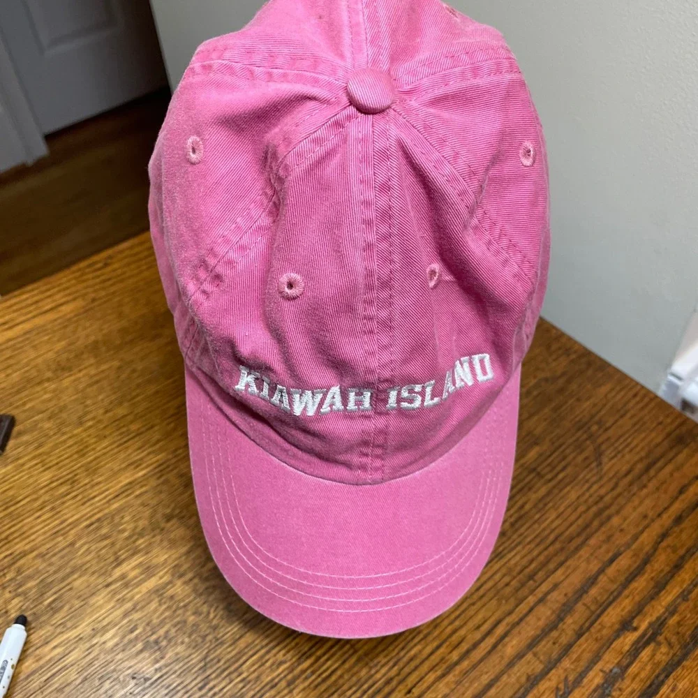 Ahead Headgear Kiawah Island Pink Youth‎ Baseball Cap Adjustable Hat Ages 5-12